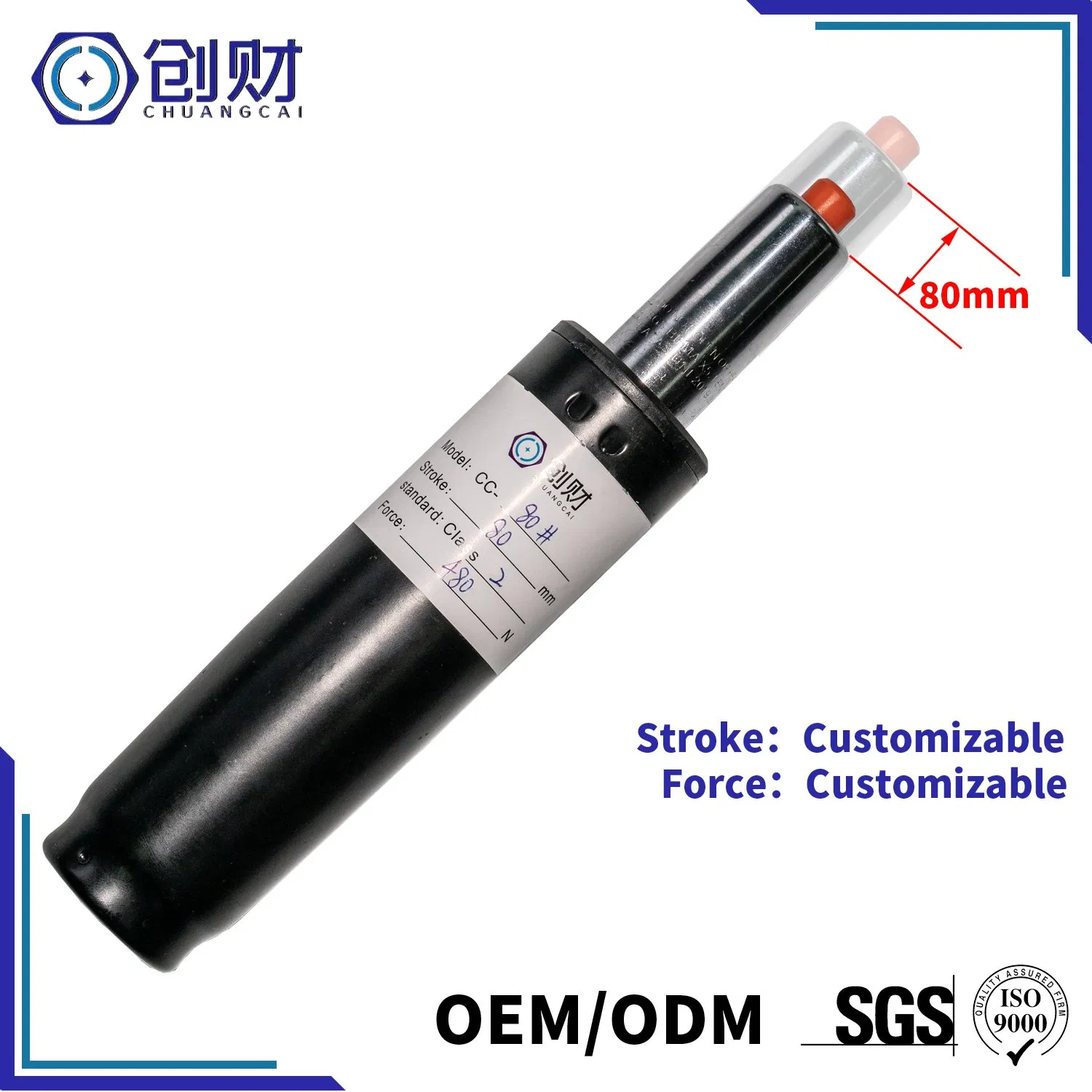 High Pressure Gas Lift/Gas Spring/Gas Cylinder for Boss Chair