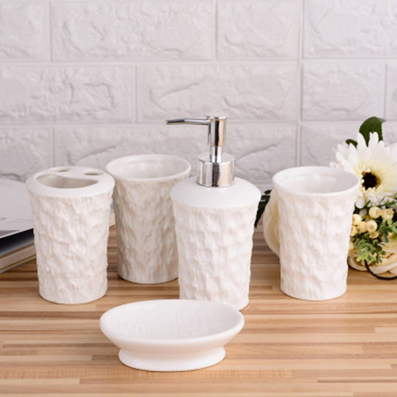 Resin Bathroom Accessories Soap Dispenser Stylish Ceramic Soap Dispenser