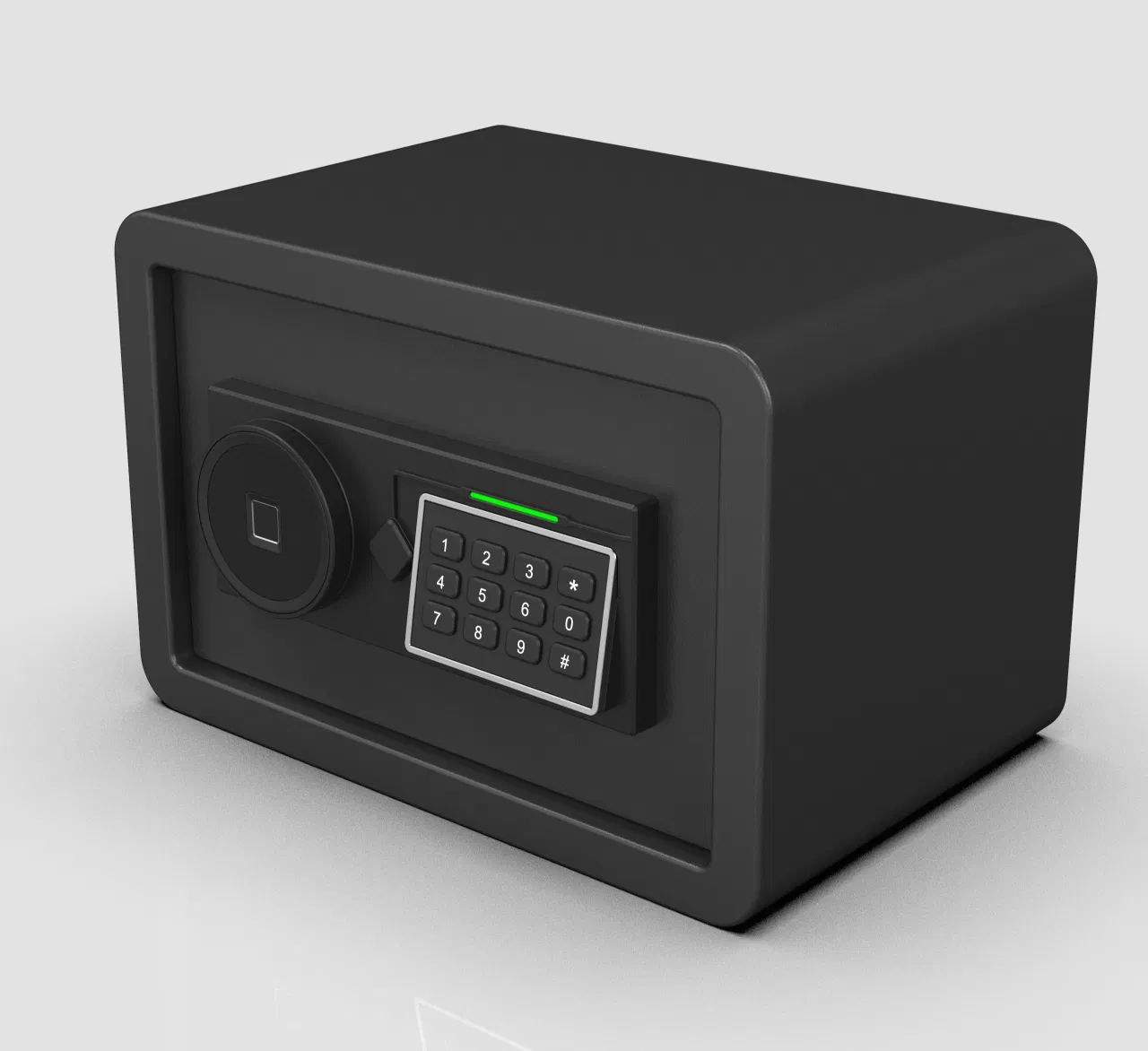 Aesthetic Rust-Resistant Ergonomic Design Gun Safe Digital Lock