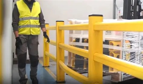 Industrial Guardrail Door Protection Crash Barrier Flexible Anti-Collision Guardrails
