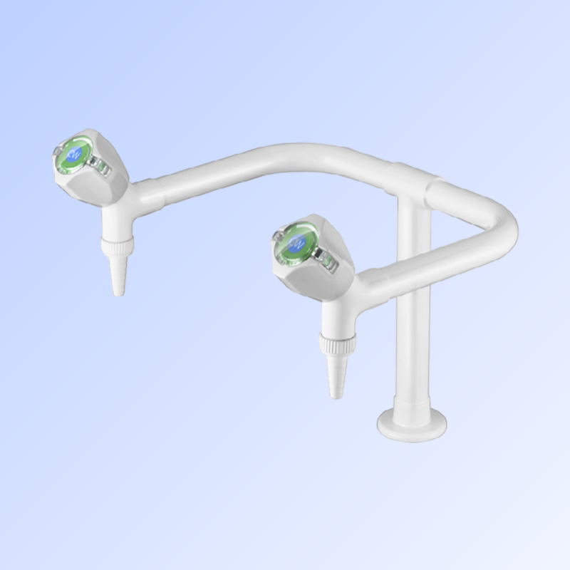 Лабораторный кран с двумя выходами Premium