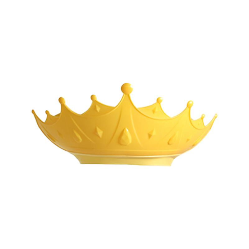 Adjustable Soft Baby Bath Cute Crown Shampoo Cap Toddler Baby Shower Cap