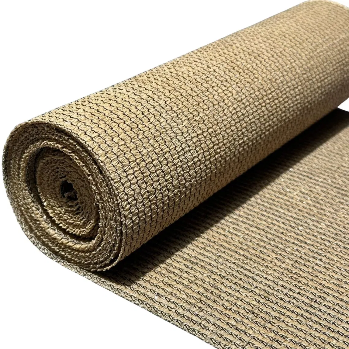 100% Virgin HDPE Agricultural Knitted Different Shade Percentages Cultivation Beige Shade Net