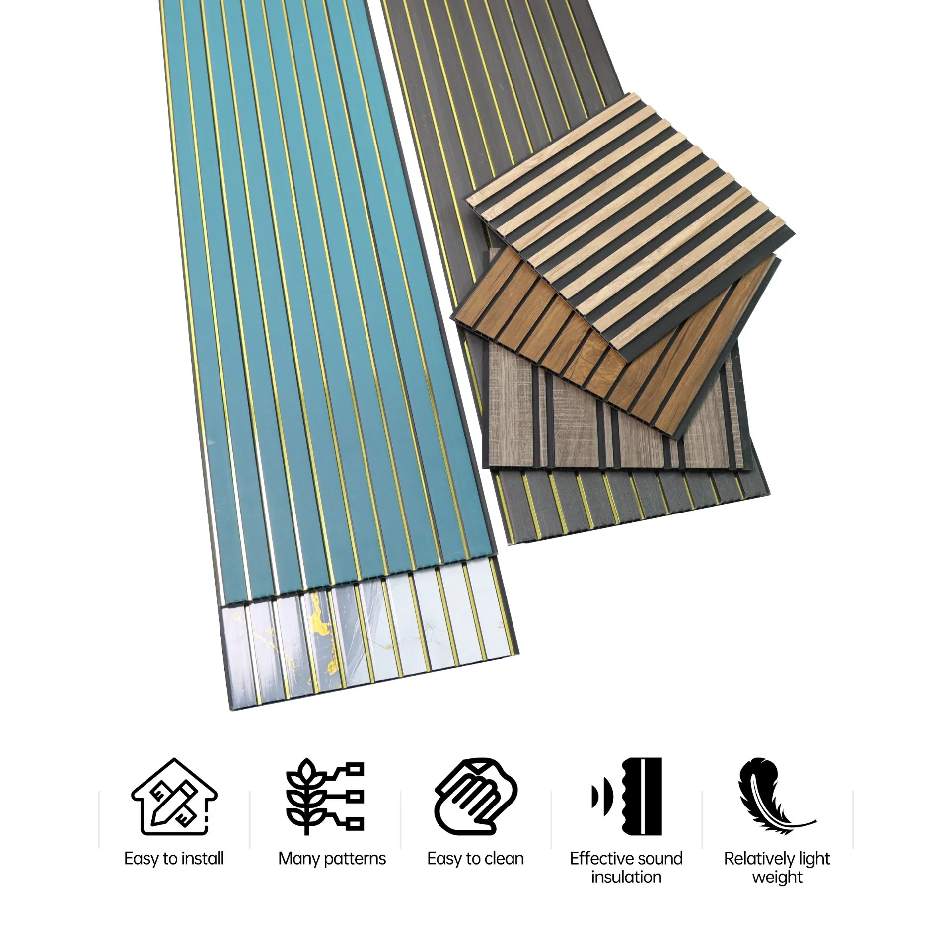 Waterproof and Easy to Install Wholesale PVC Ceiling Wood Grain Distressed Pattern PVC Coating Ceiling Panel 250/300*8-10*2900mm Indoor Wall Decor