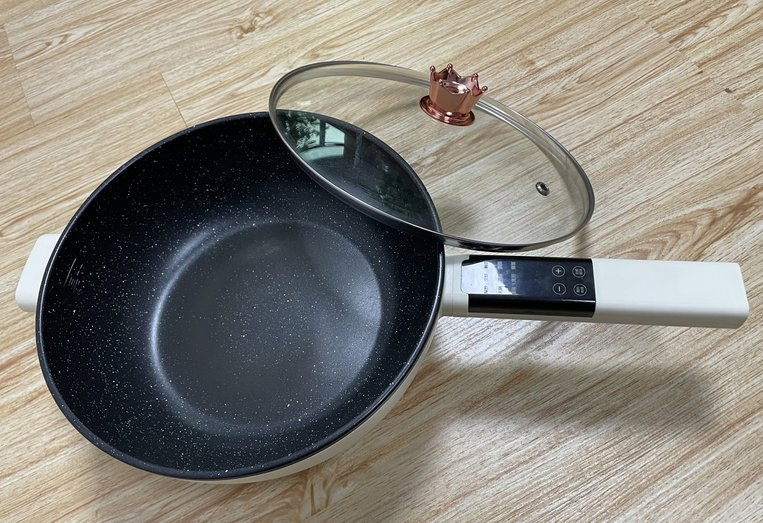 Non Stick Electric Cooking Pot Electric Cooking Pot Cooker Electric Skillet and Cooking Pot Multi Purpose Electric Pot with Steamer