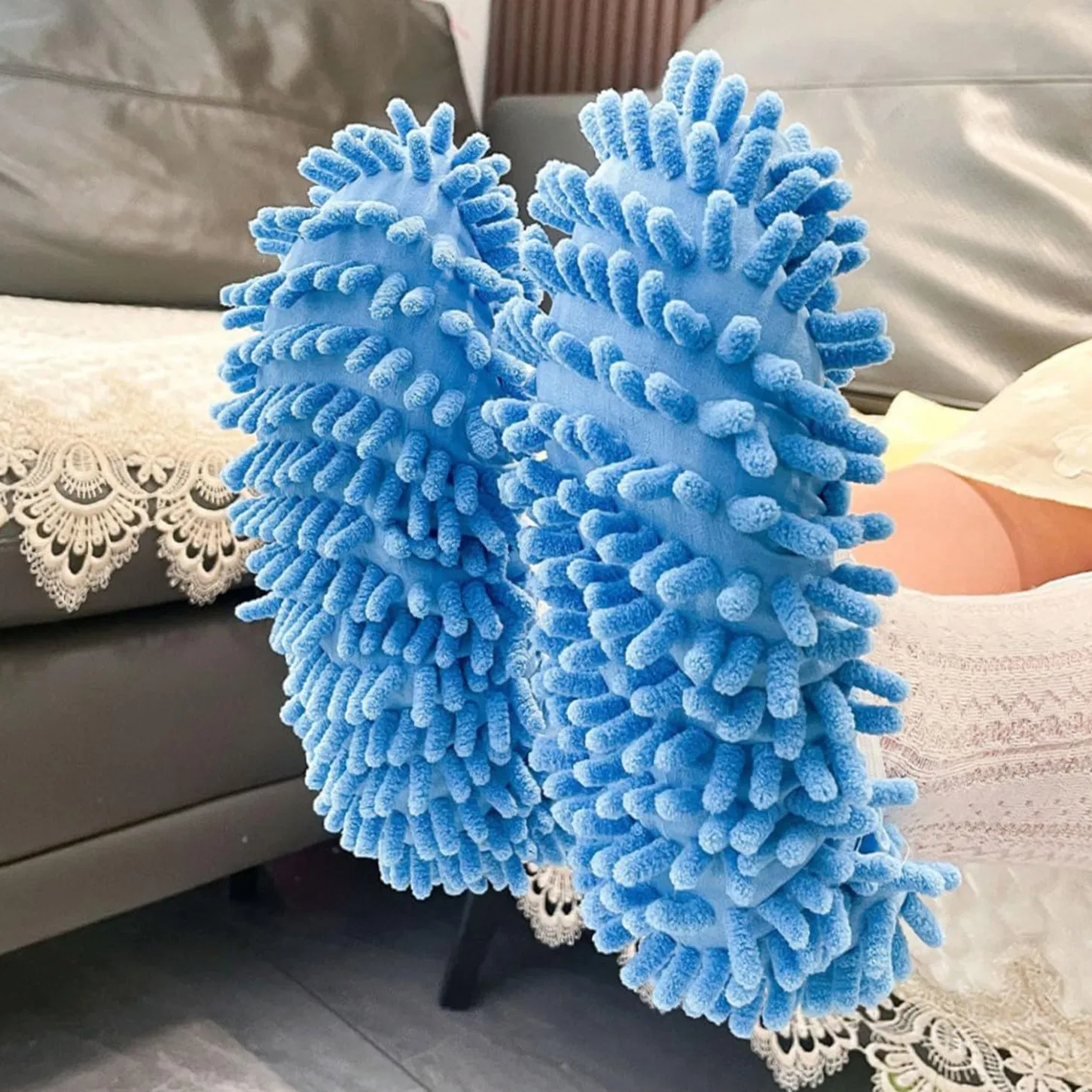 Shoes Cover for Mop Dust Slippers Cleaning Floor