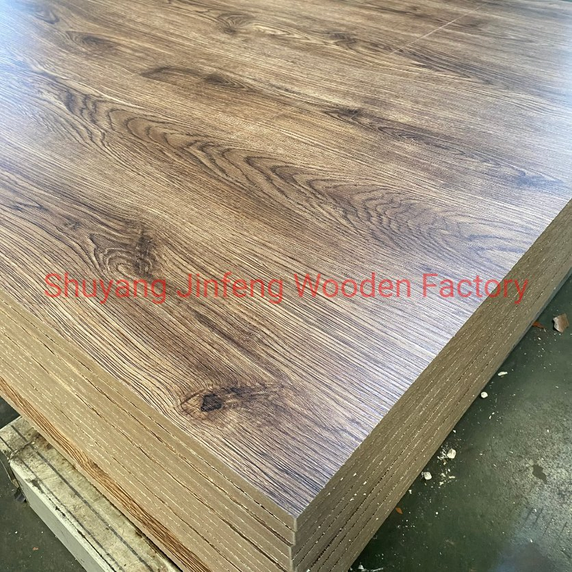 Natural Veneer Faced or Melamine Face Blockboard MDF Plywood Particle board