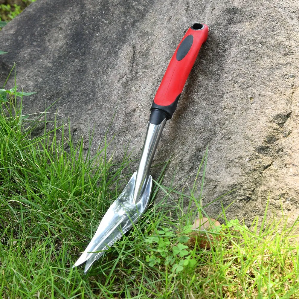 Professional Multi-Functional Aluminum Hand Tools Garden Cultivator/Shovel/Weeder with TPR Handle for Garden Care