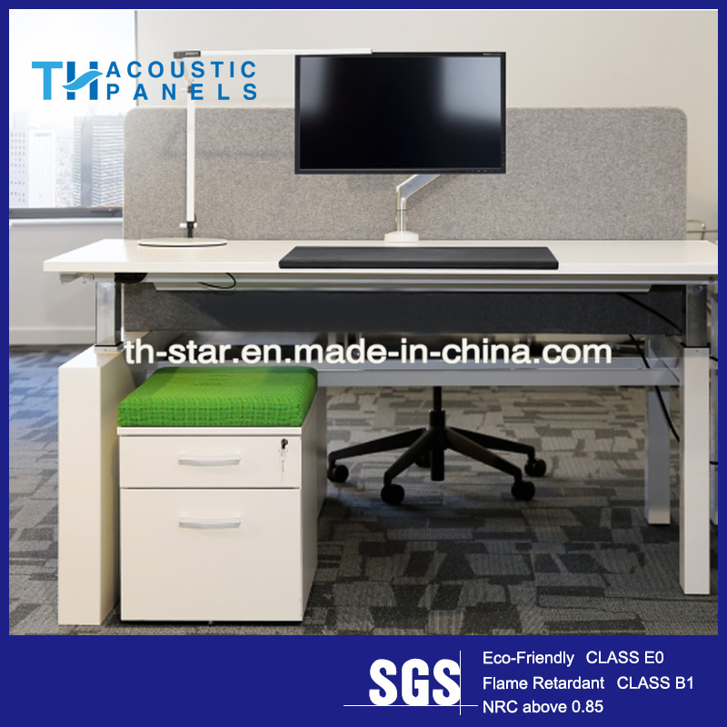 Sound Absorbing Desk Dividers Polyester Fiber Panels Partitions Desk Dividers Office Computer Desk Screen