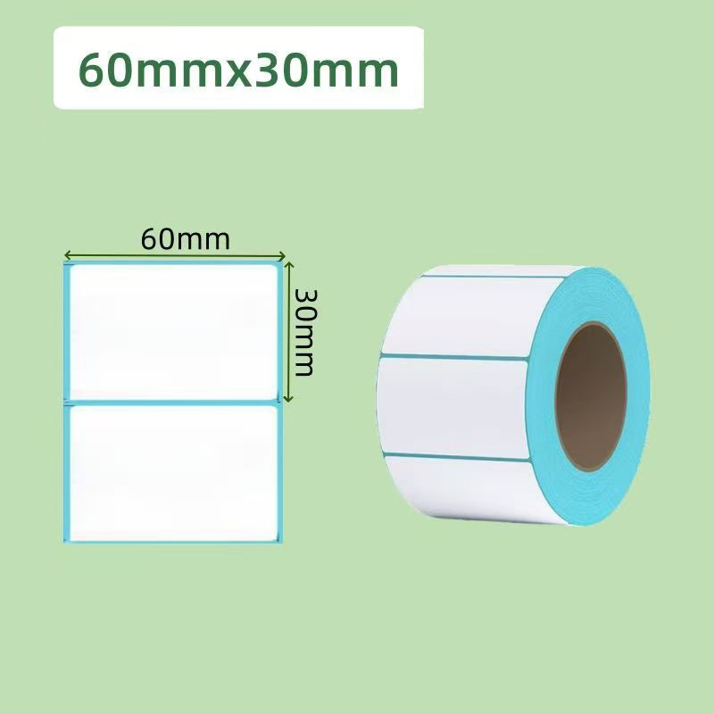 High Quality Customizable White Thermal Self-Adhesive Label Sticker Paper for Supermarket