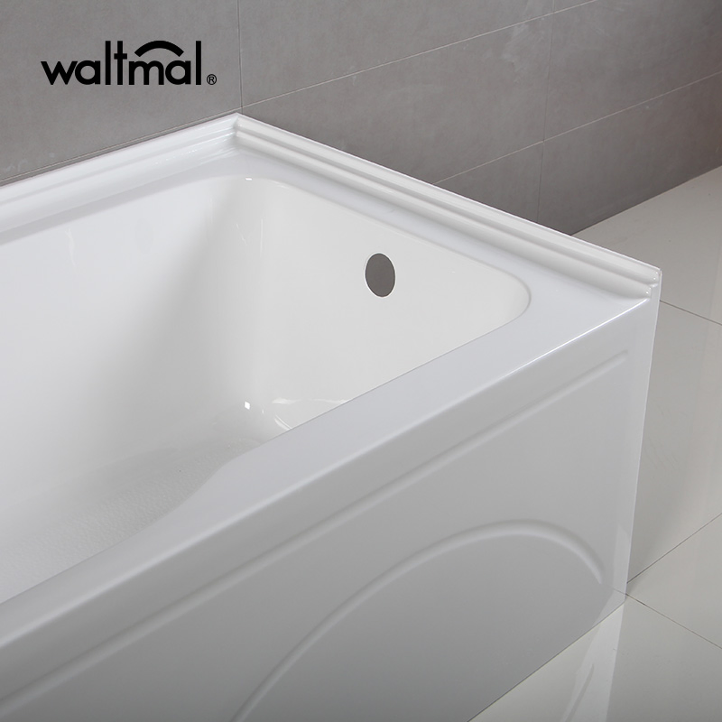 Cupc for USA Canada 60" Drop in Skirted Standard Alcove Acrylic Bathtub