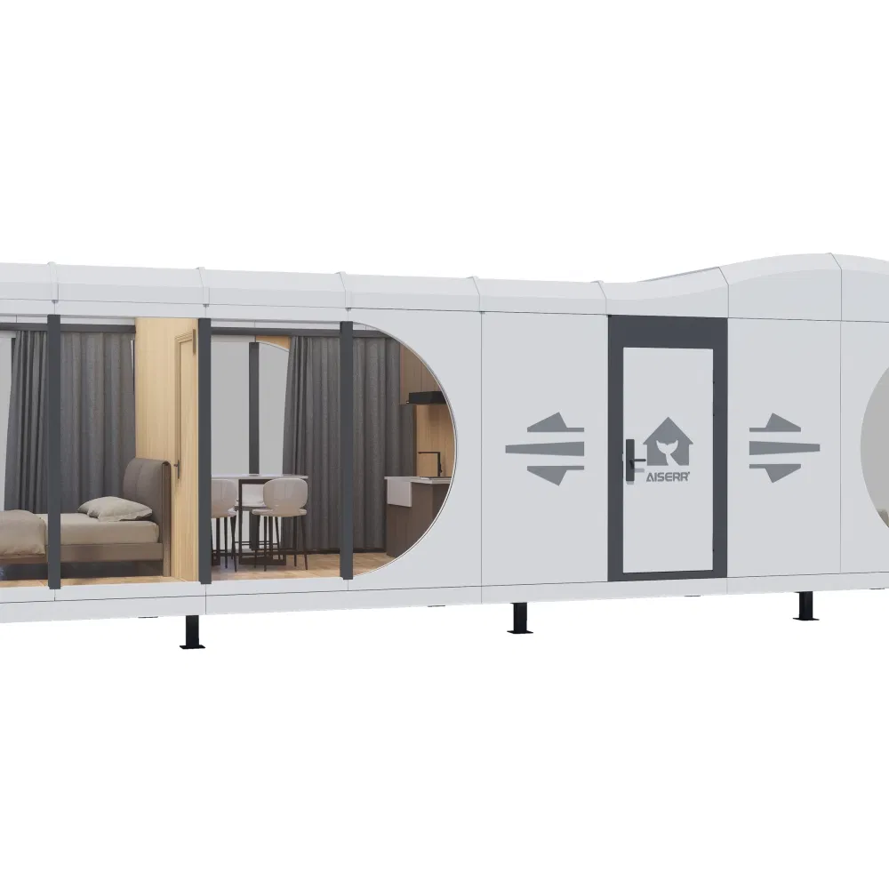 Stylish Tiny House for Vacation Communities with Smart Home Features and Modern Aesthetics
