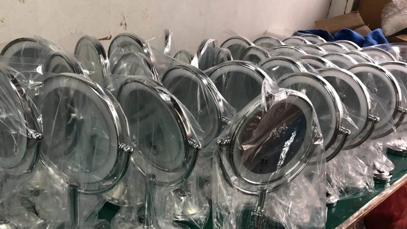 Hotel Desktop Double Side Mirror with LED Light