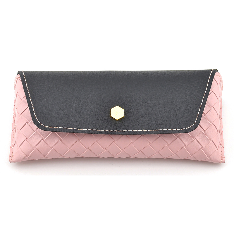 Fashion Wholesale PU Leather Soft Glasses Case for Sunglasses Packing