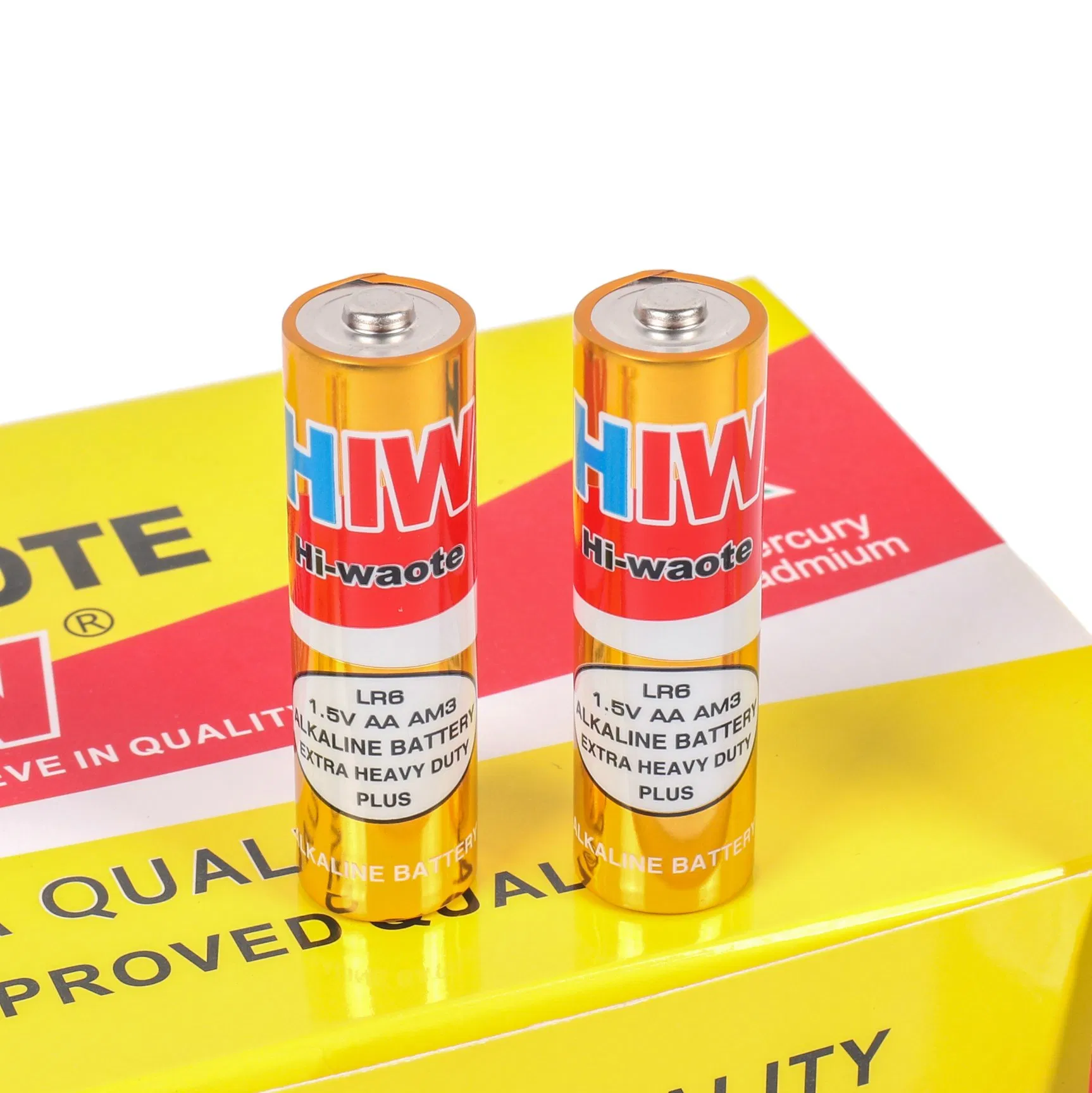 Lr6 AA Alkaline Battery Mercury Cadmium Free Hiw Heavy-Duty - Safety First for Medical Devices
