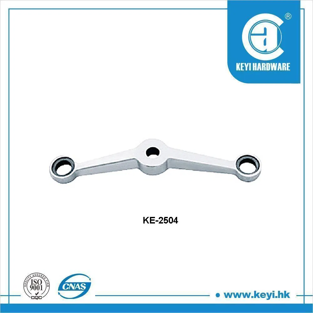 Keyi Metal Ke-2504 Stainless Steel Hardware Curtain Wall Glass Clamp Spider