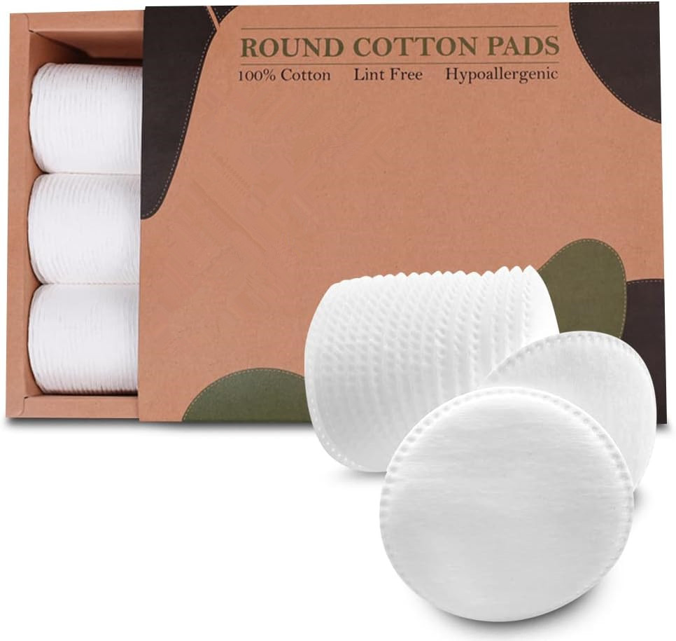 Eco-Friendly Cotton Makeup Remover Pads for Gentle Cleansing