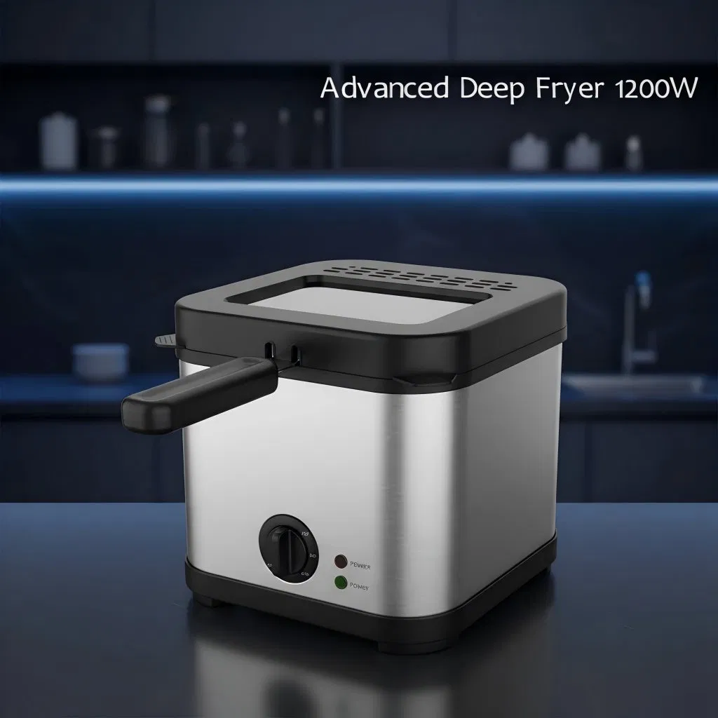 2.5L Stainless Steel Deep Fryer with Basket Nonstick Coating Tank