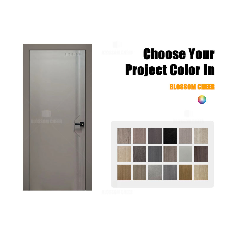 Sustainable Carbon Crystal Bedroom Door with Zero Formaldehyde