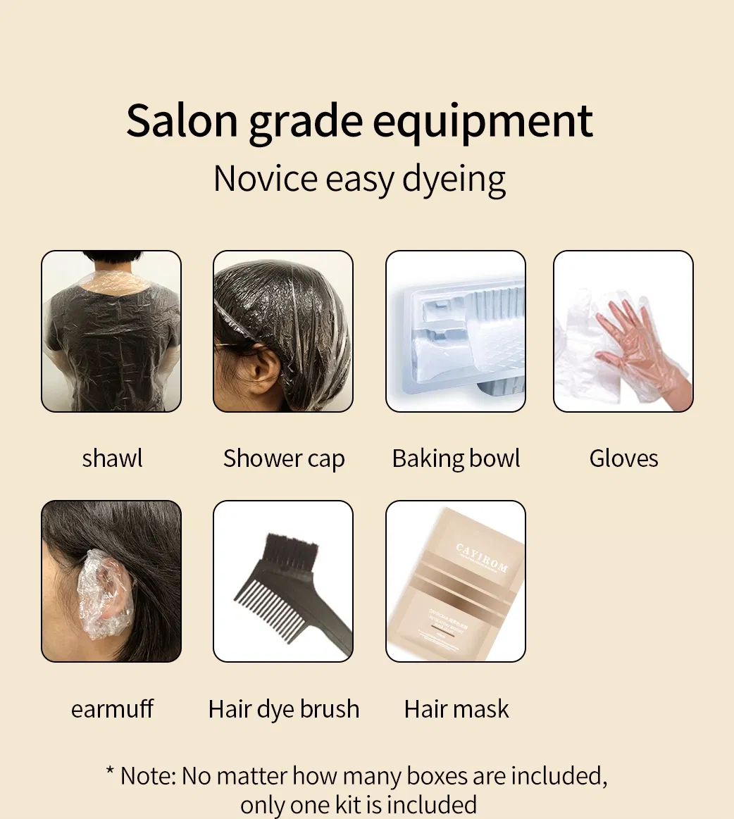 Hair Care Excellent Quality Quick Acting Smooth Hair Color Cream