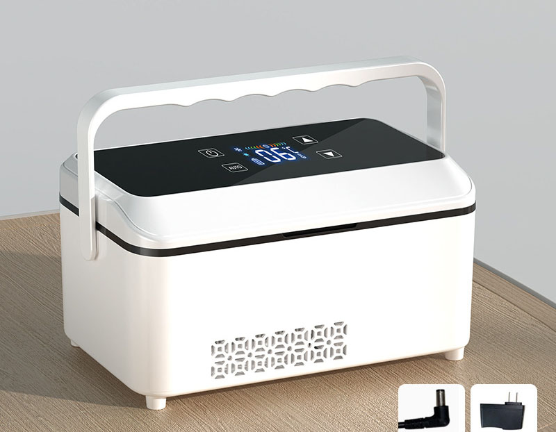 Kubao Portable Insulin Refrigeration Box Mini Car Home Dual-Use 0-8 Degree Refrigeration Us8 Rechargeable