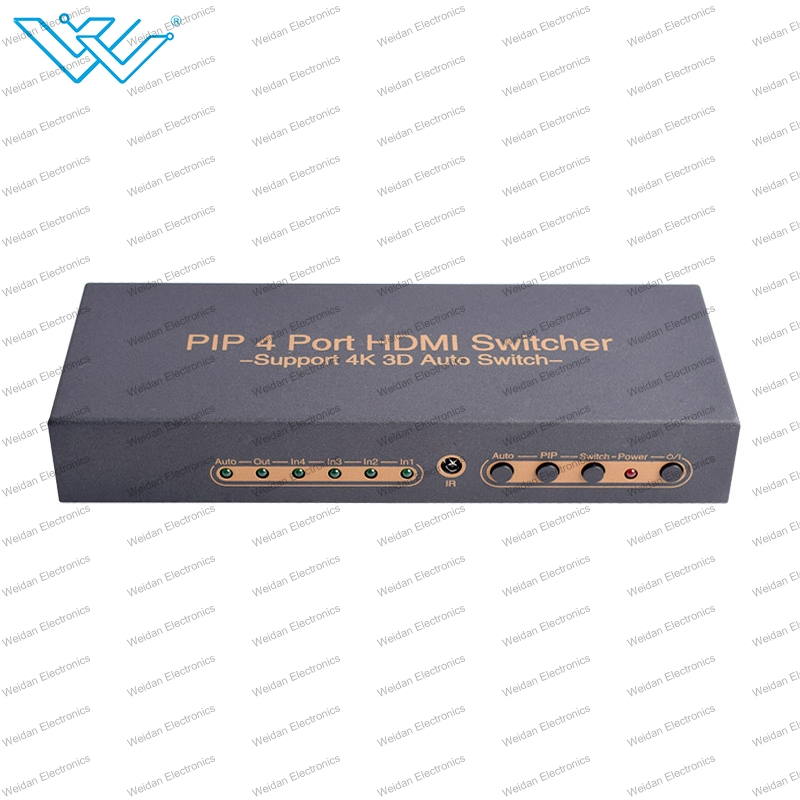 4-портовый HDMI-коммутатор 4x1 с PIP и ИК-пультом