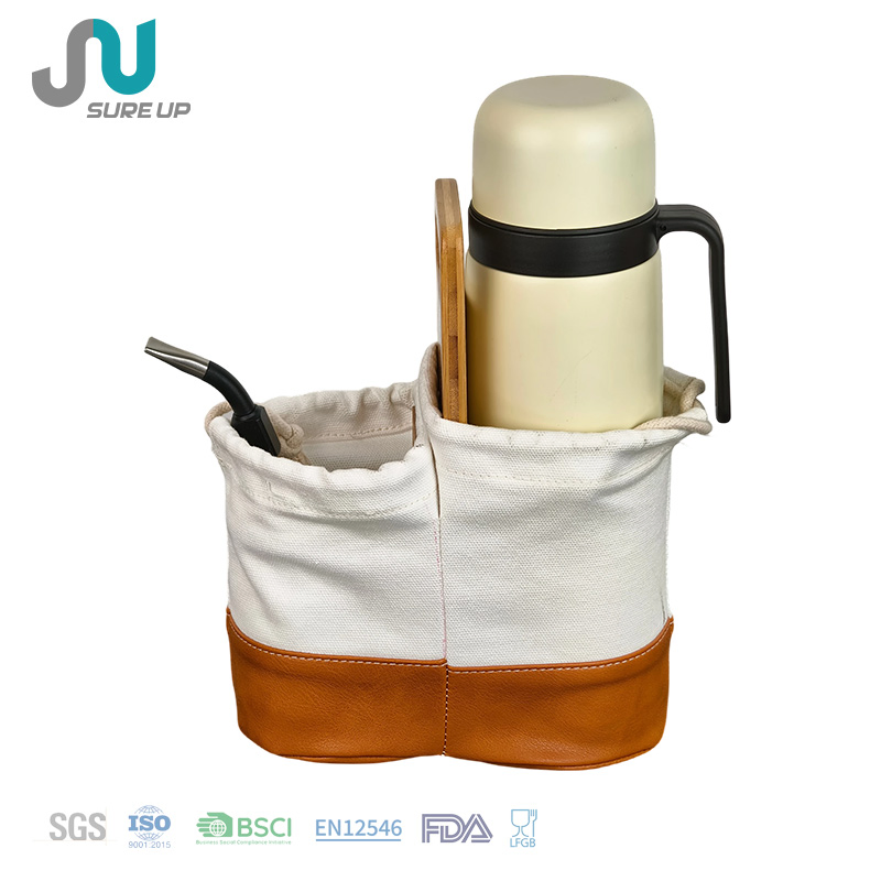 Эко-сумка для бутылок Canvas с завязками