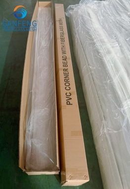 PVC Corner Bead with Fiberglass Mesh 135g PVC 60g