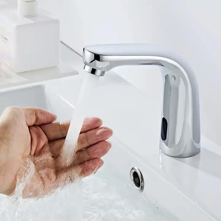 Hands Free Automatic Sensor Faucet Automatic Infrared Wash Basin Faucet Hot and Cold Sensor Faucet
