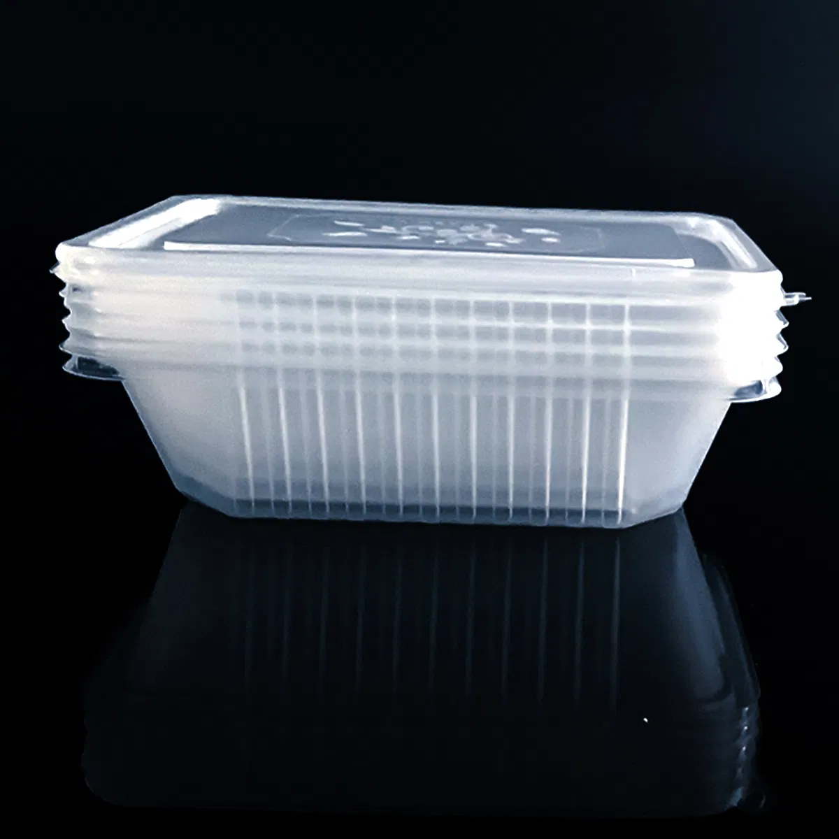 Leakageproof 750ml Disposable Microwavable PP Takeaway Food Plastic Box with Lid