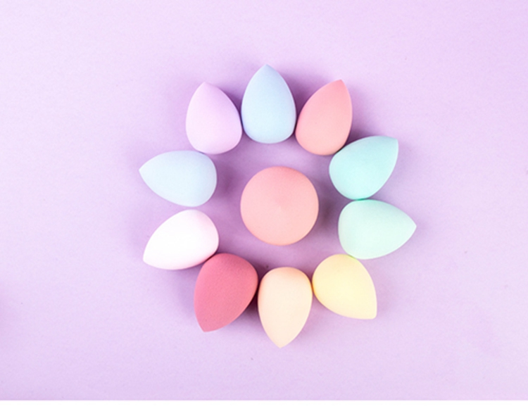 Custom Logo Beauty Sponge Private Label Cosmetics Blender Sponge Latex Free Soft Makeup Sponge