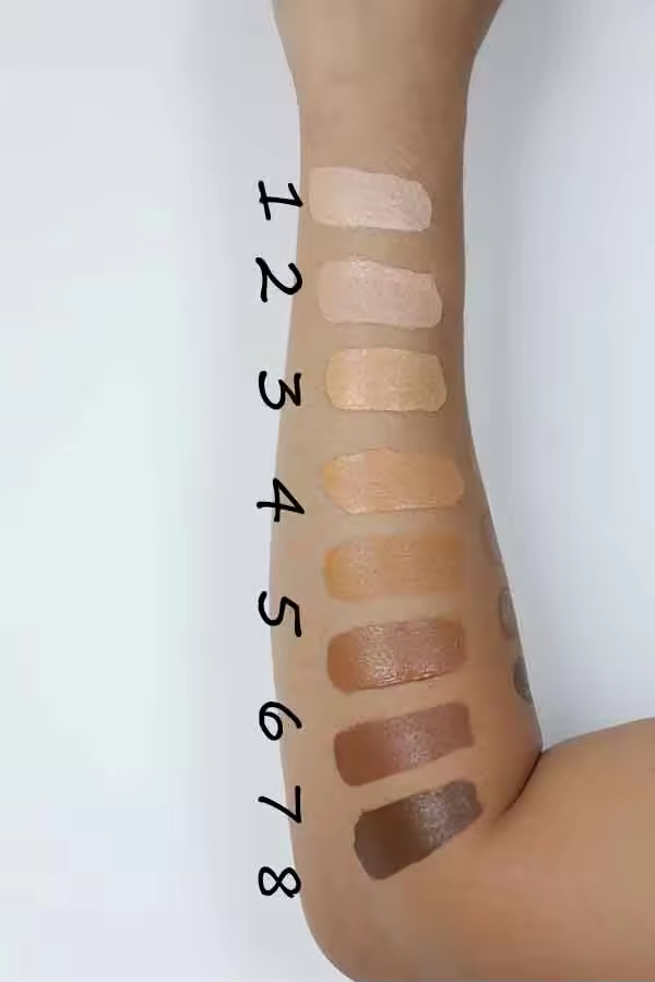 Dark Matte Foundation Long-Lasting Waterproof Natural Face Concealer Liquid Oil-Control Mineral Private Label Foundation