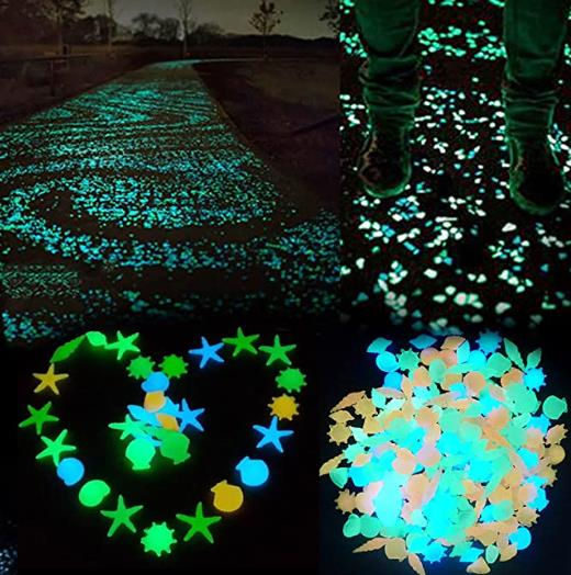Colored Rocks Solar Stones DIY Decorative Luminous Garden Stones for Outdoor Garden Lawn Yard Aquarium Walkway Fish Tank Decor 01