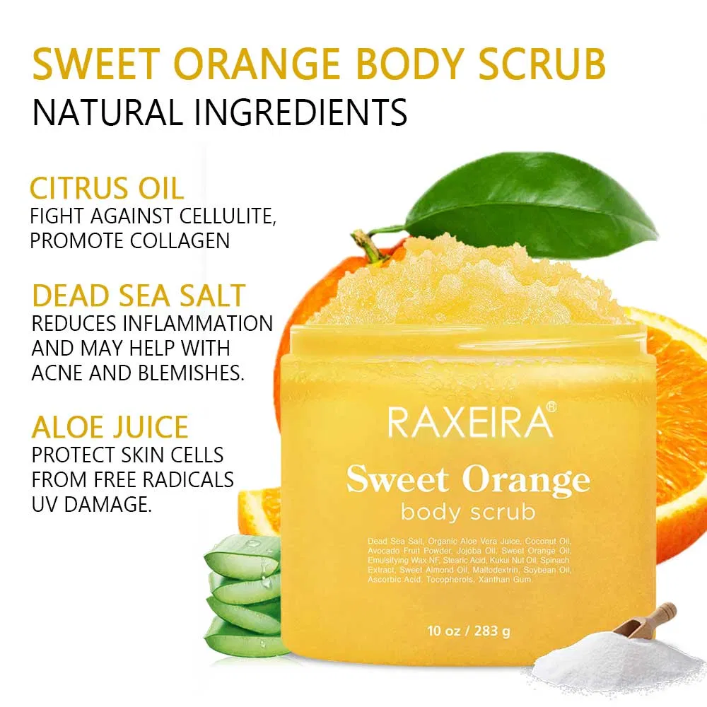 Nourishing and Exfoliating Pure Sweet Orange Body Scrub for All Skin Types