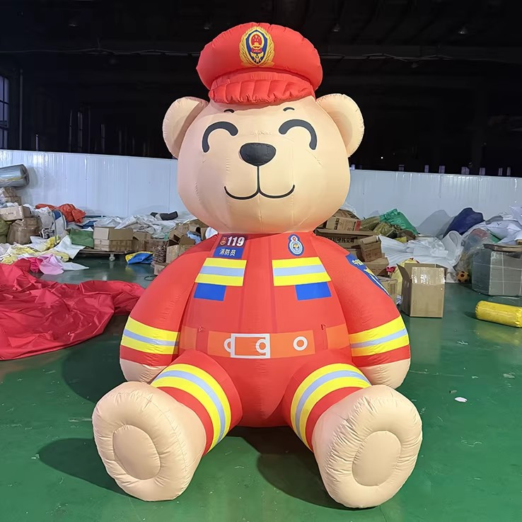 Boyi Bear Inflatable Giant Cartoon Pink Inflatable for Mall Decoration Inflatable Bear