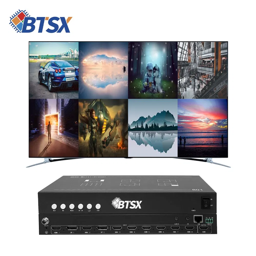 Процессор видео-стены 8xHDMI 4K