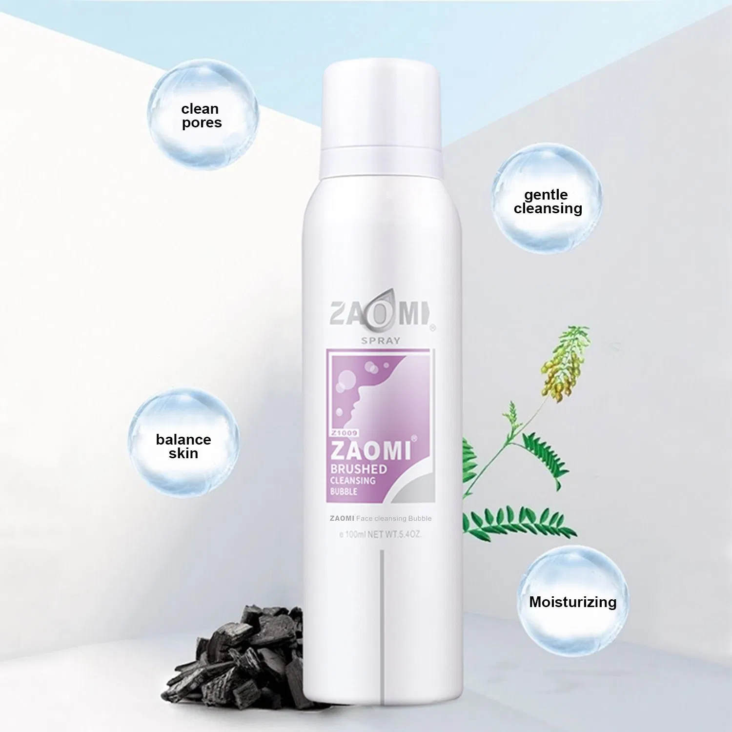 OEM ODM Face Cleansing Bubble Face Skin Care Products Facial Cleanser for Sensitive Skin