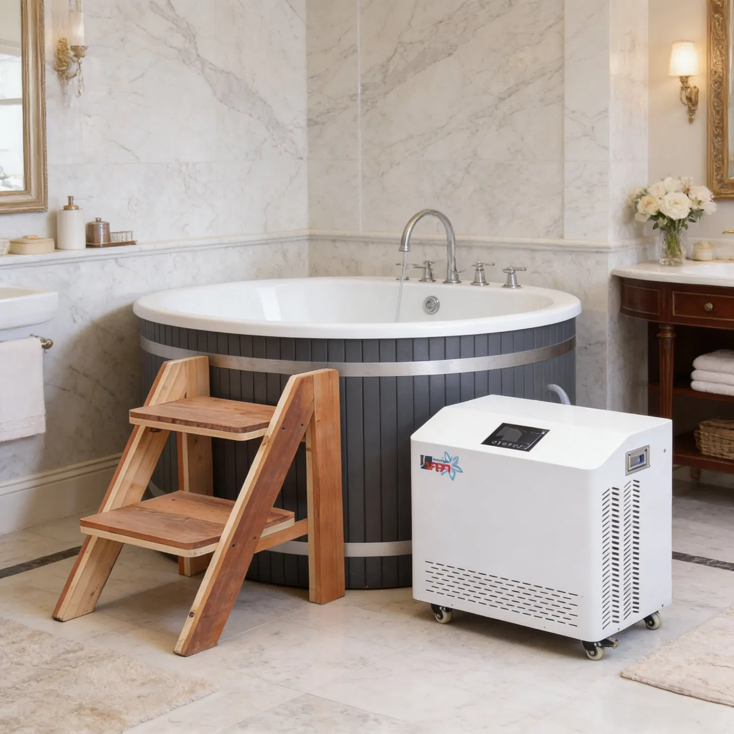 Портативная ванна для ледяных ванн Recovery Ice Bath с чиллером