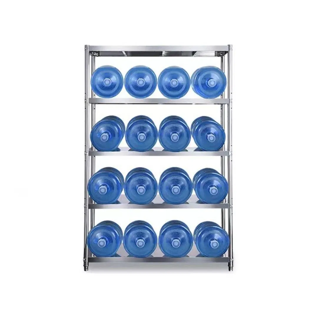 Heavy-Duty 150kg Stainless Steel Shelving Unit with Adjustable Levels