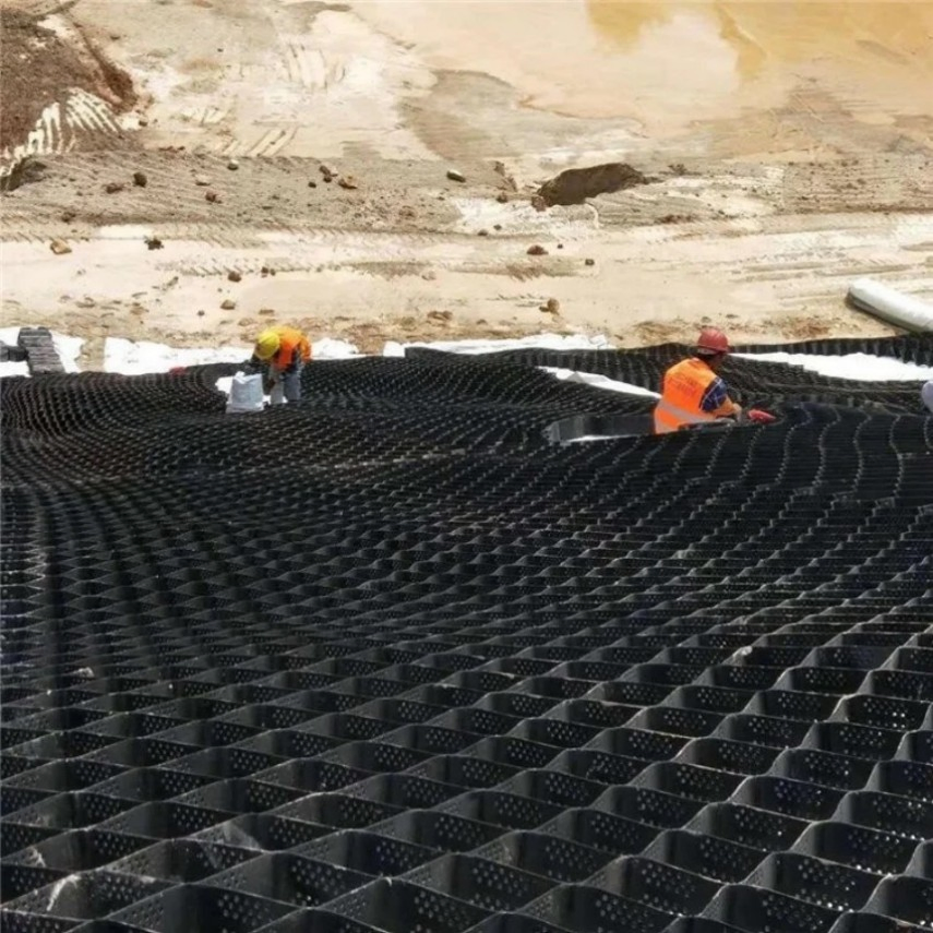 Honeycomb HDPE Plastic Grid System Reinforcement Residential Parking Lot Support and Landscaping Geocell for Driveway