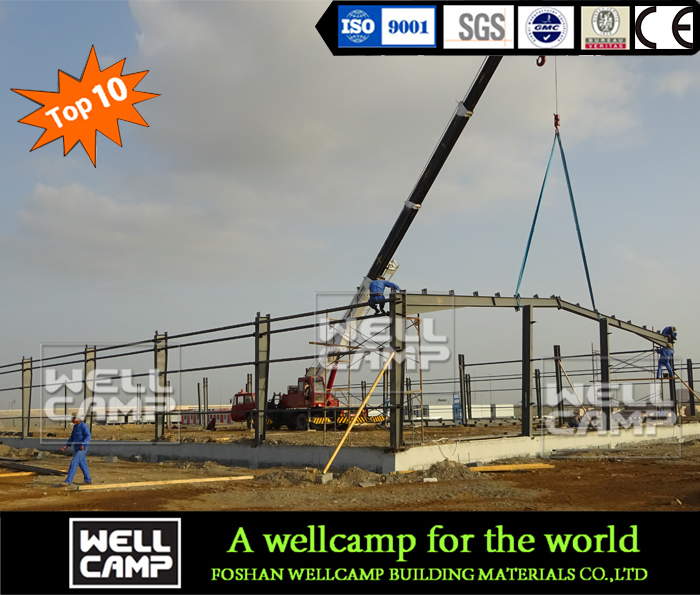 Customized Standard 6m High Light Steel Structure Cowshed