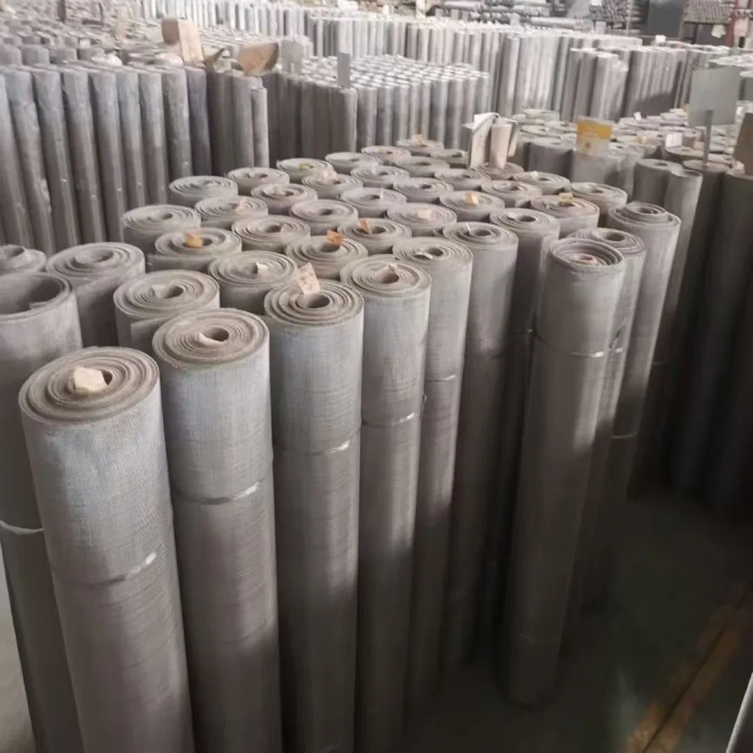 304 316 Stainless Steel Wire Mesh Plain Weave Woven Netting for Filters Custom Processing Services Available