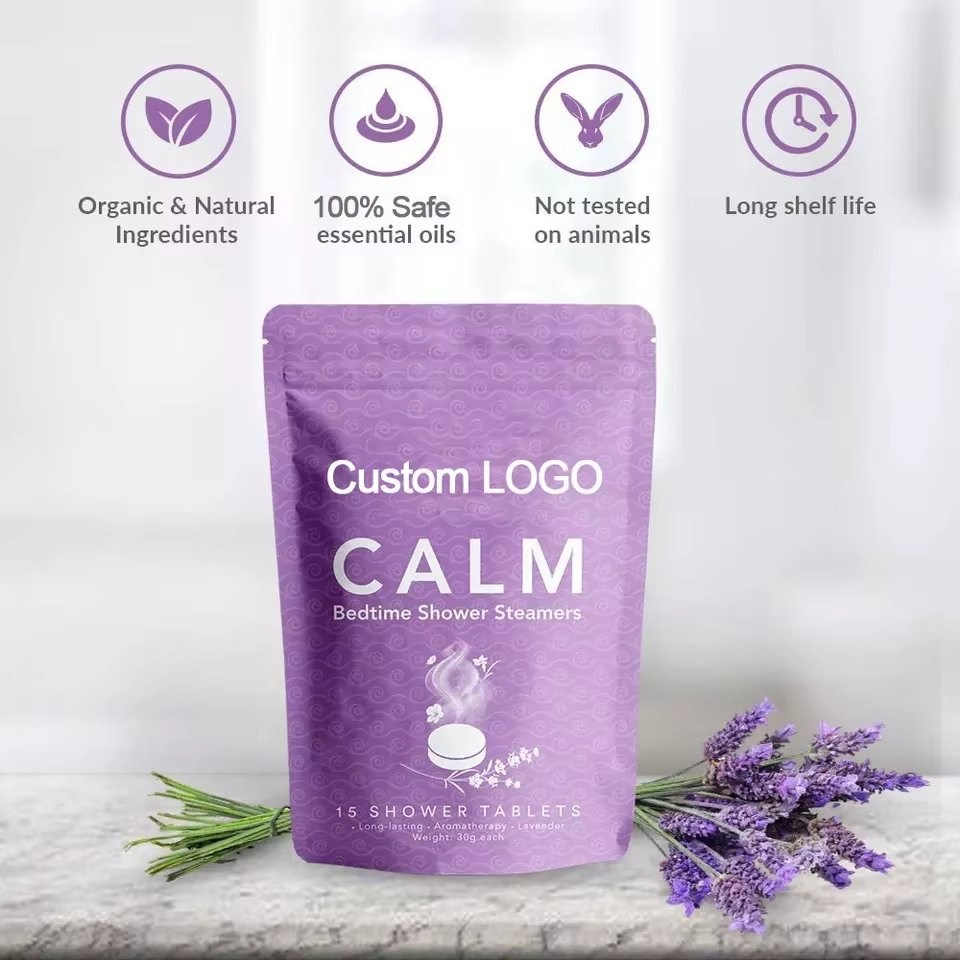 Lavender and Chamomile Essential Oil Relaxation SPA Shower Steamers