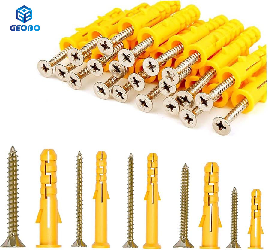 Drywall Expansion Wall Anchor Plastic Wall Self-Tapping Screws