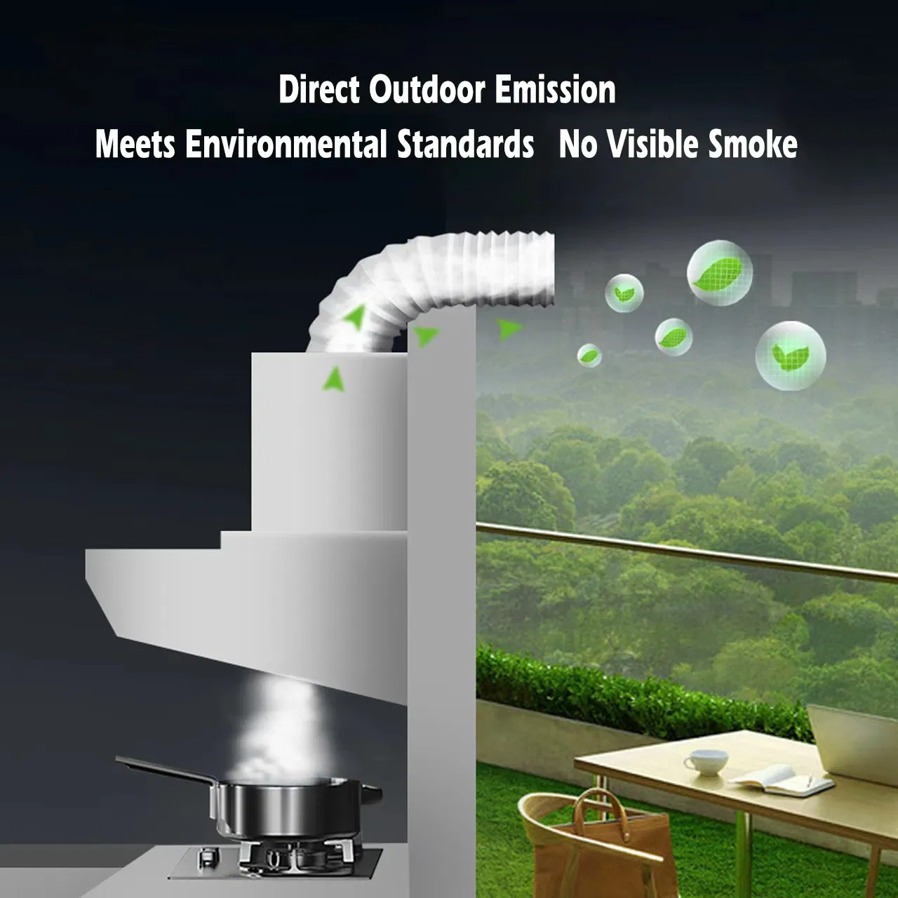 Industrial Smoke Purifier with Integrated Oil Fume Filtration