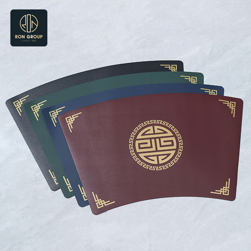 Simple European-Style Restaurant PVC Coaster Non-Slip Insulation Pad Household Dining Placemat