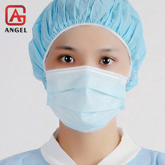 Non Woven Disposable Round Cap/Nurse Cap/Bouffant Cap/Hair Net/Mob Cap/Clip Cap