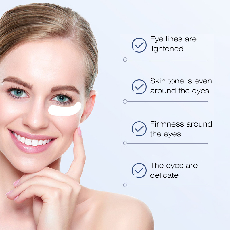Custom Logo Fade Fine Lines Effective Moisturizing Repairing Dark Circles Under Eye Protection Freeze-Dried Lyophilized Eye Mask