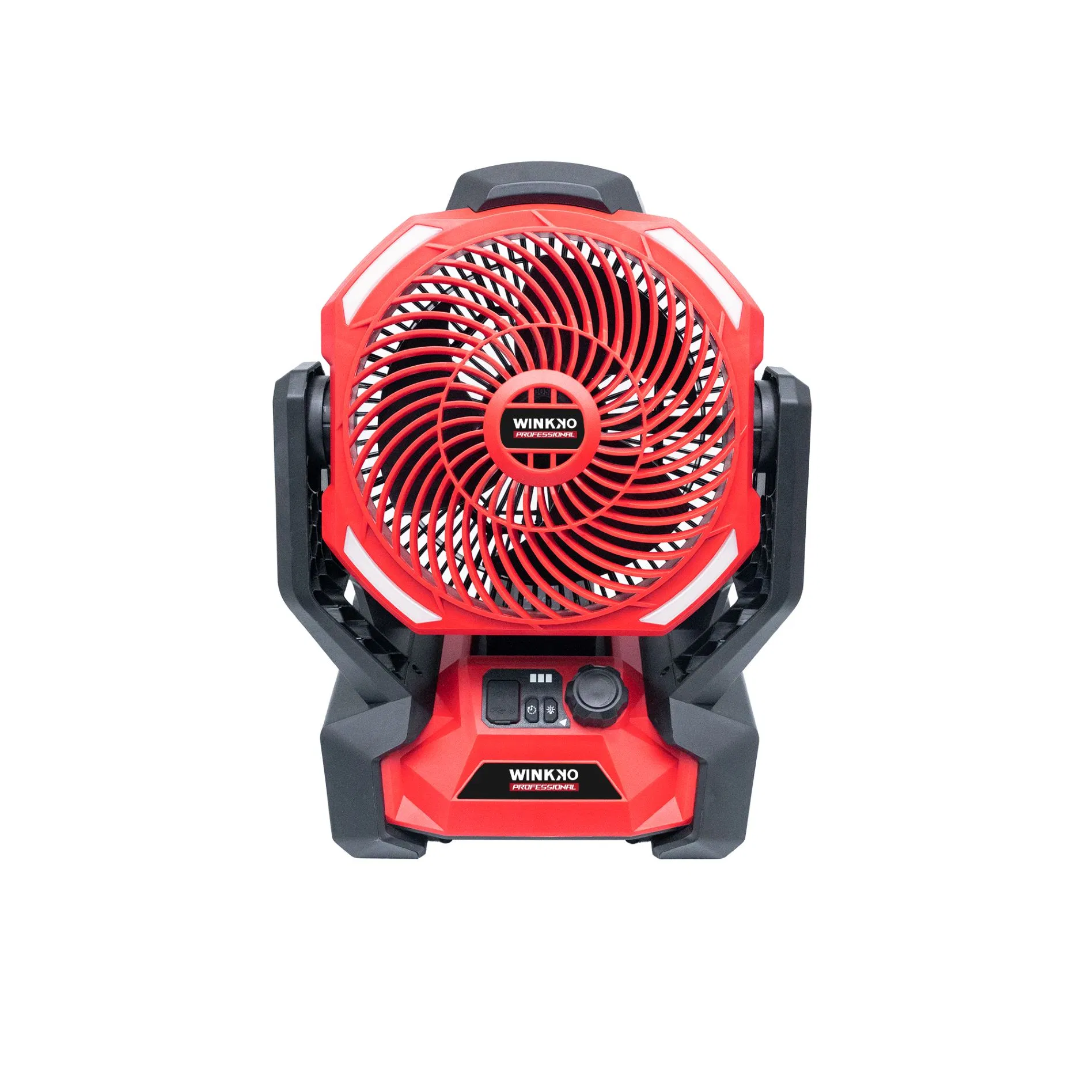 with Remote Control Pedestal Winkko Color Box Rachargeable Adjustable Speed Fan