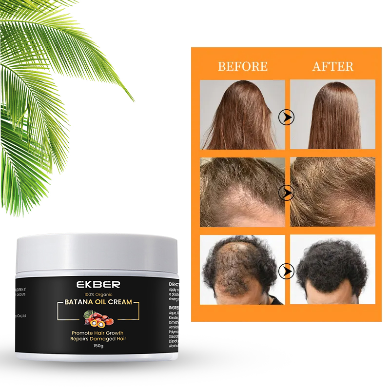 Private Label Hair Treatment Batana Oil Cream for Promote Hair Growth